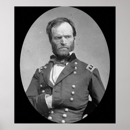 Poster William Tecumseh Sherman (Devant)
