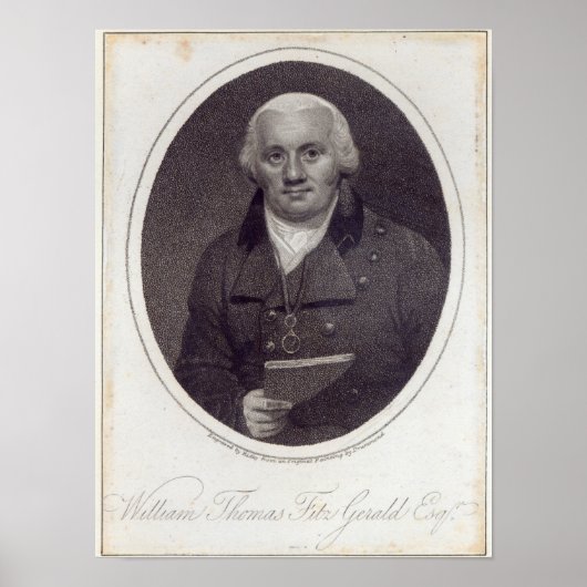 Poster William Thomas Fitzgerald (Devant)