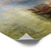 Poster William Turner - Approche de Venise (Coin)