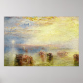 Poster William Turner - Approche de Venise (Devant)