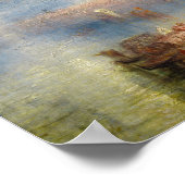 Poster William Turner - Approche de Venise (Coin)