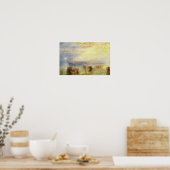 Poster William Turner - Approche de Venise (Cuisine)