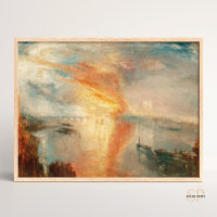 William Turner Brûlage De La Chambre Parlement