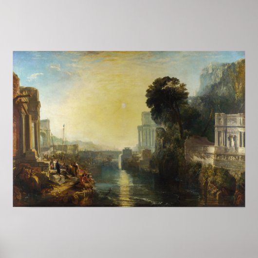 Poster William Turner - Dido building Carthage (Devant)
