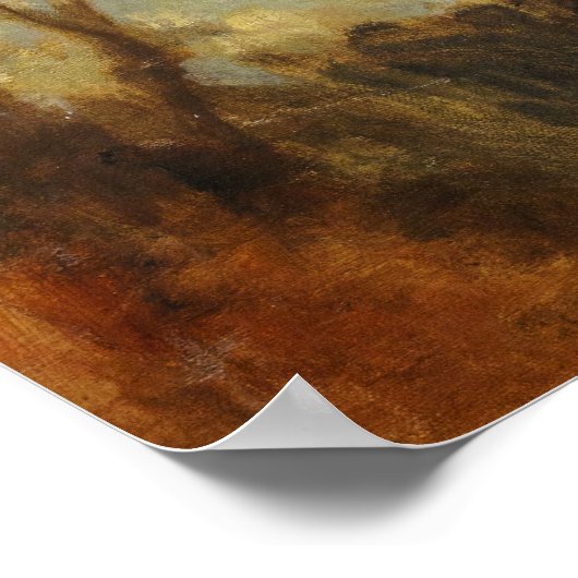 Poster William Turner - Lac Nemi (Coin)