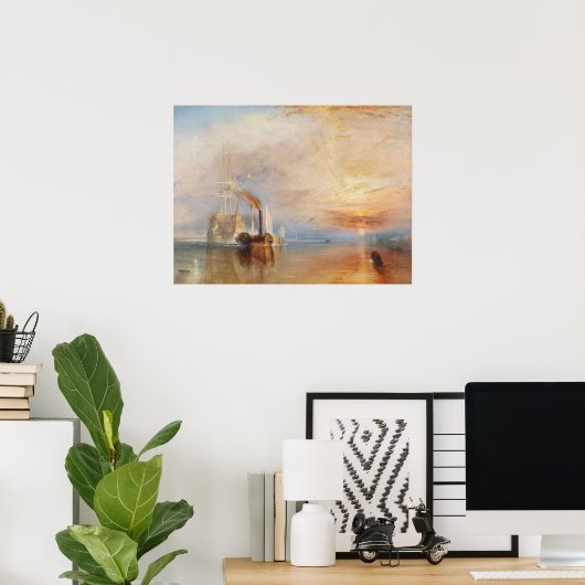 Poster William Turner L'Art Peintre Temeraire De Lutte (Bureau à domicile)