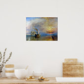 Poster William Turner - Le Temeraire de combat (Cuisine)