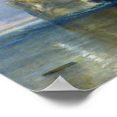 Poster William Turner - Le Temeraire de combat (Coin)