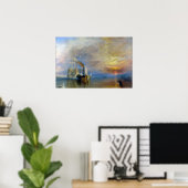 Poster William Turner - Le Temeraire en remorque (Bureau à domicile)