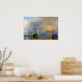 Poster William Turner - Le Temeraire en remorque (Cuisine)