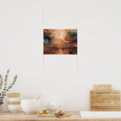 Poster William Turner - Vésuve en éruption (Cuisine)