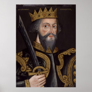 Poster William vintage le portrait de conquérant