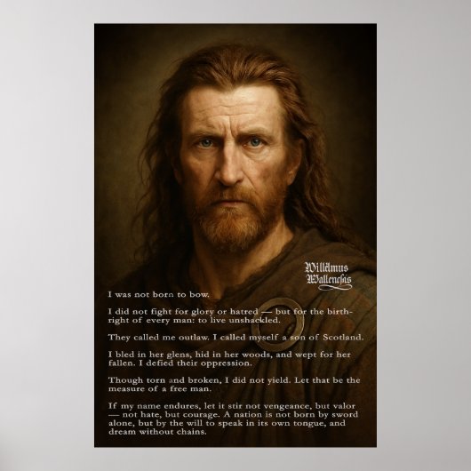 Poster William Wallace - Un vrai fils de l'Ecosse (Devant)