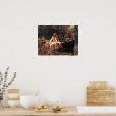 Poster William Waterhouse - La Dame De Shalott (Cuisine)