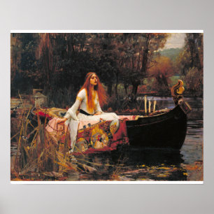 Poster William Waterhouse - La Dame De Shalott