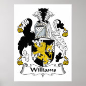 Poster Williams Family Crest (Devant)