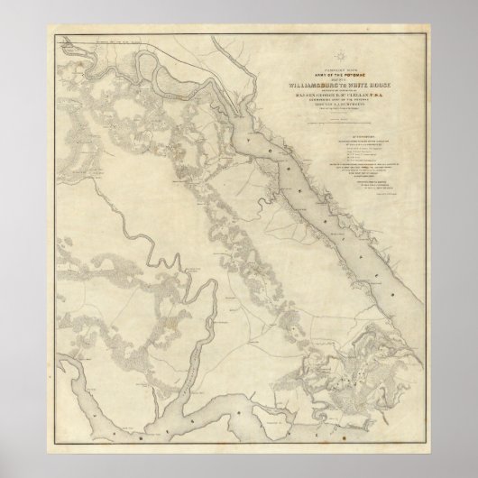 Poster Williamsburg à la Maison Blanche (Devant)