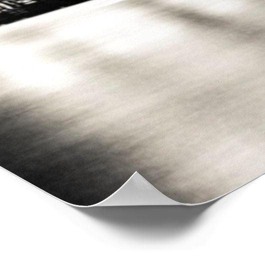 Poster Williamsburg bridge à New York (Coin)