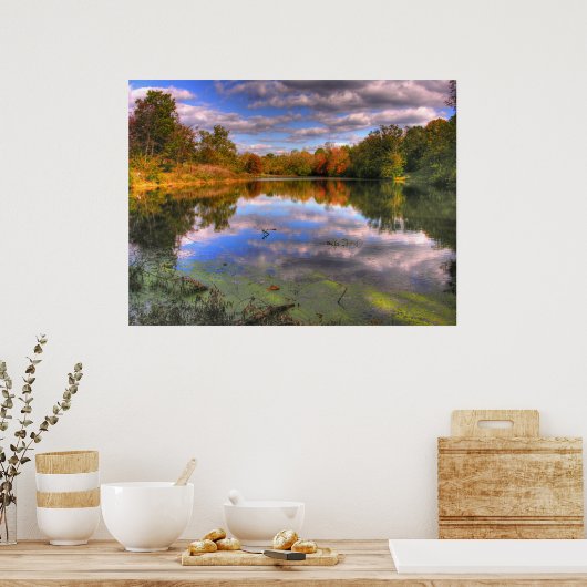 Poster Willow Pond - Cherokee Park (Cuisine)