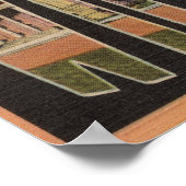 Poster Wilmington, Caroline du Nord - Scènes de grandes l (Coin)