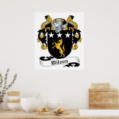 Poster Wilson Family Crest (Cuisine)