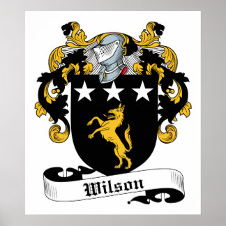 Poster Wilson Family Crest