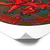 Poster Wilson Tartan Scottish Plaid Lion Rampant (Coin)