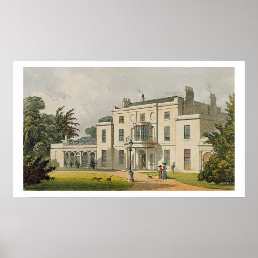 Poster Wimbledon House, du "Référentiel d'A d'Ackermann" (Devant)