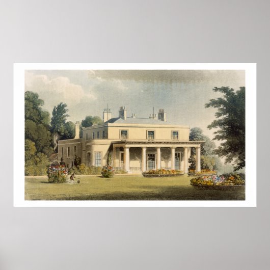 Poster Wimbledon Park, de R. Ackermann's (1764-1834) 'R (Devant)