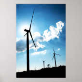 Poster Wind turbine (Devant)