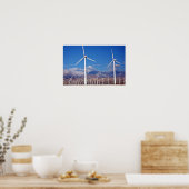 Poster Wind turbines (Cuisine)
