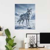 Poster Wind Wolf Frozen Highlands (Bureau à domicile)