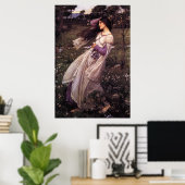 Poster Windflowers par John William Waterhouse, 1902 (Bureau à domicile)