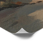 Poster Winding River Valley a Peaceful Mountain Landscape (Coin)