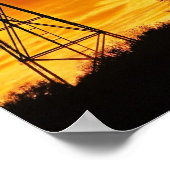 Poster Windmill et Sunset, William Creek, Oodnadatta (Coin)