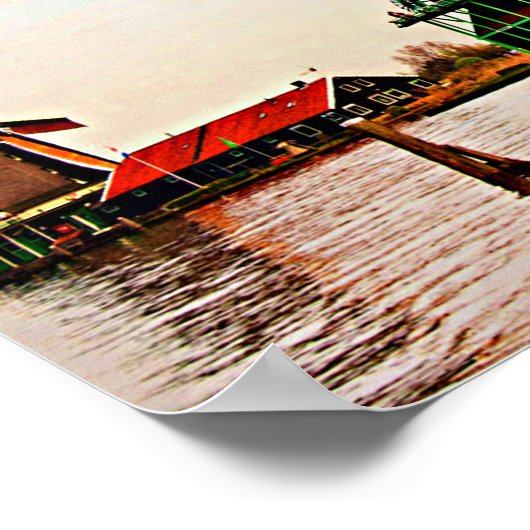 Poster Windmills-Zaanse Schans (Coin)