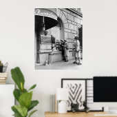 Poster Windows Shopping : années 1940 (Bureau à domicile)