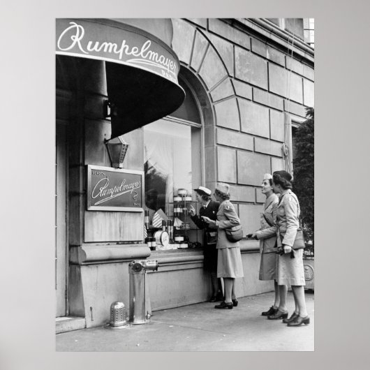 Poster Windows Shopping : années 1940 (Devant)