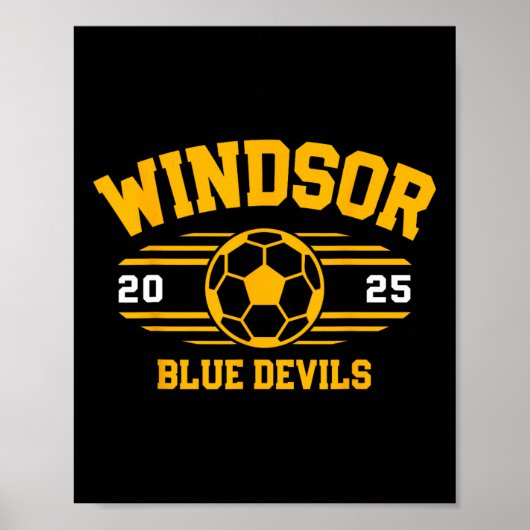 Poster Windsor Blue Devils Soccer Ll 2025  (Devant)