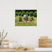 Poster Wine Barrel Garden Decor, Château Morrisette, VA (Cuisine)