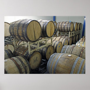 Poster Wine Barrels Poster!