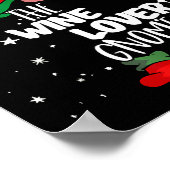 Poster Wine Lover Gnome Red Buffalo Plaid Matching Family (Coin)