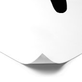 Poster Wing Chun Long Pôle Calligraphie chinoise (Coin)