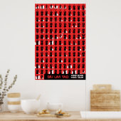 Poster Wing Chun Siu Lim Tao Rouge (Cuisine)