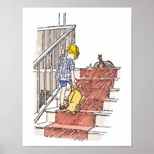 Poster Winnie L'Heure Du Lit Pooh