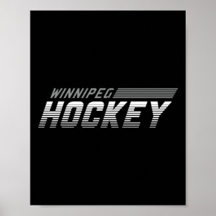 Poster Winnipeg Hockey Lames d'Acier Gameday Fan Gear