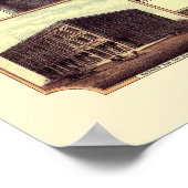 Poster Winnipeg, MB, Canada Carte panoramique - 1884 (Coin)