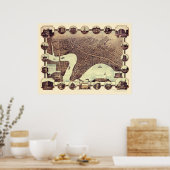 Poster Winnipeg, MB, Canada Carte panoramique - 1884 (Cuisine)