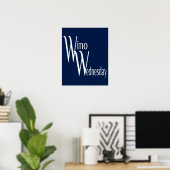 Poster Wino mercredi (Bureau à domicile)