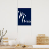 Poster Wino mercredi (Cuisine)